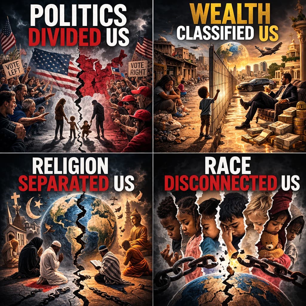 Diverse hands joined together in unity